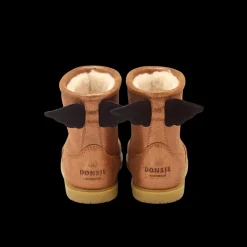 Angela Boots | Wings | Bronze Metallic Leather