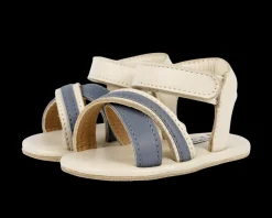 Bodi Sandals | Cream Leather