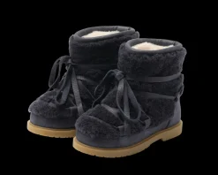 Cassia | Navy Curly Sheep Wool