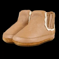 Elfine Booties | Caramel Metallic Nubuck