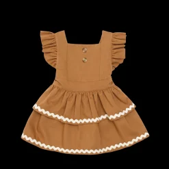 Gine Dress | Rose Brown