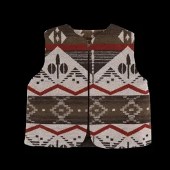 Ginys Gilet | Dusty Brown Melange