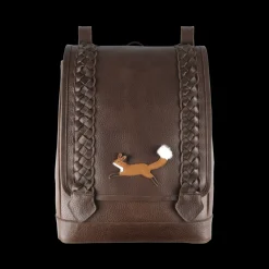 Hikey Schoolbag | Fox | Brown Grain Leather