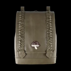 Hikey Schoolbag | Toadstool | Army Leather