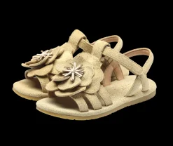 Iles Fields Sandals | Buttercup | Truffle Metallic Leather