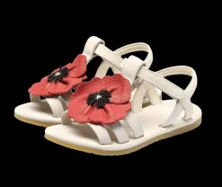 Iles Fields Sandals | Poppy | Red Clay Leather