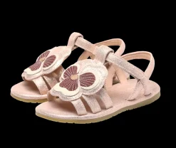 Iles Fields Sandals | Violette | Powder Metallic Leather