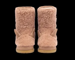 Irfi Boots | Pink Alpaca | Vintage Pink Sheep Wool
