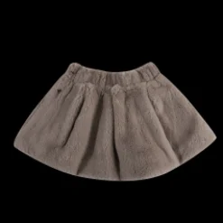 Isabelle Skirt | Dark Taupe Teddy