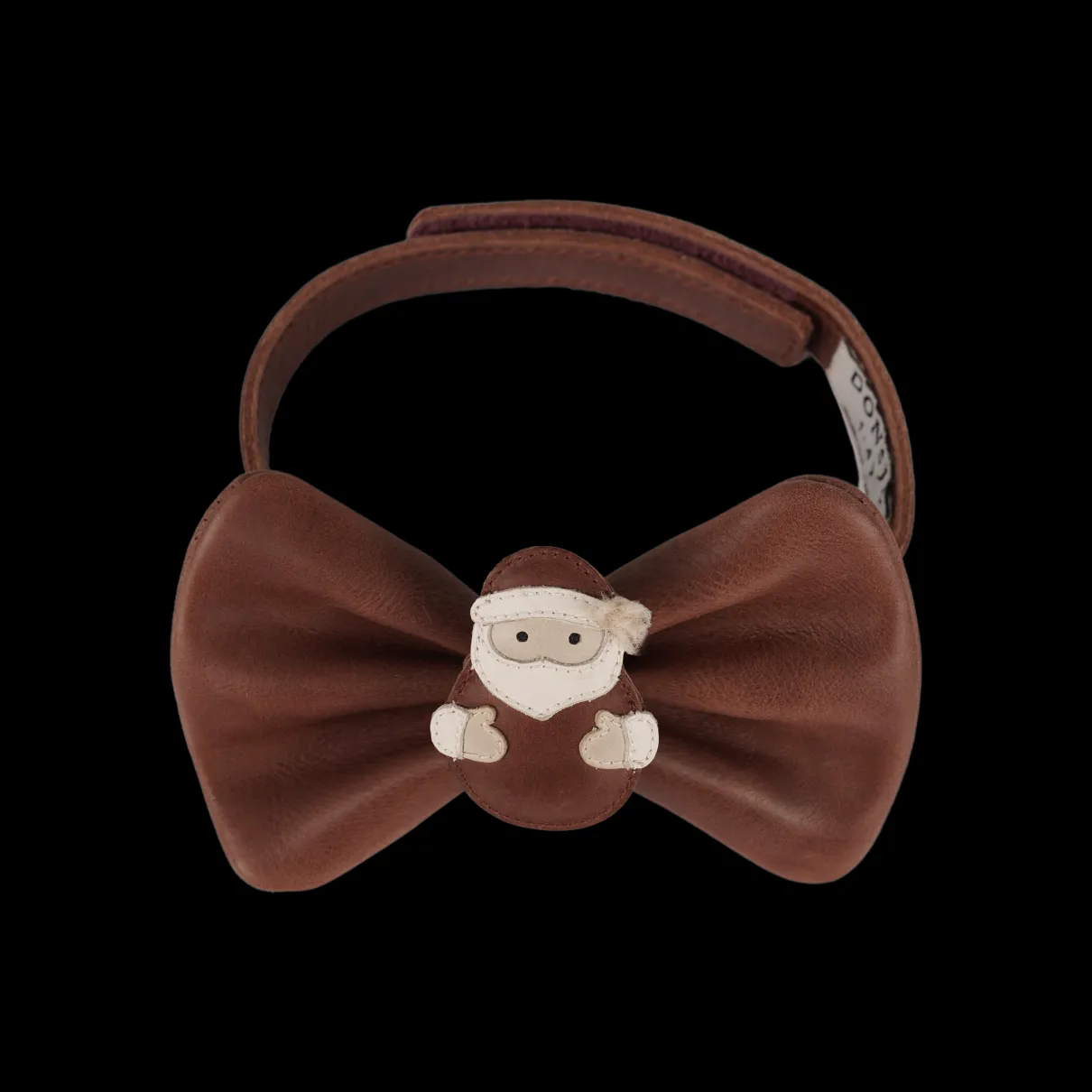 Jery Bow Tie | Santa | Burgundy Classic Leather