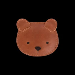 Josy Classic Hairclip | Bear | Cognac Classic Leather
