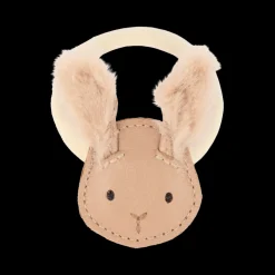 Josy Exclusive Hair Tie | Fluffy Bunny | Light Rust Leather
