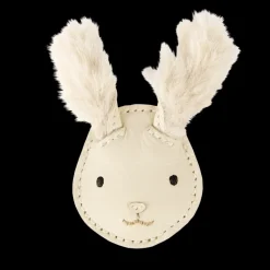 Josy Exclusive Hairclip | Rabbit | Cream Leather