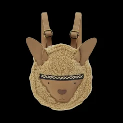 Kapi Exclusive Backpack | Alpaca | Beige Curly Faux Fur