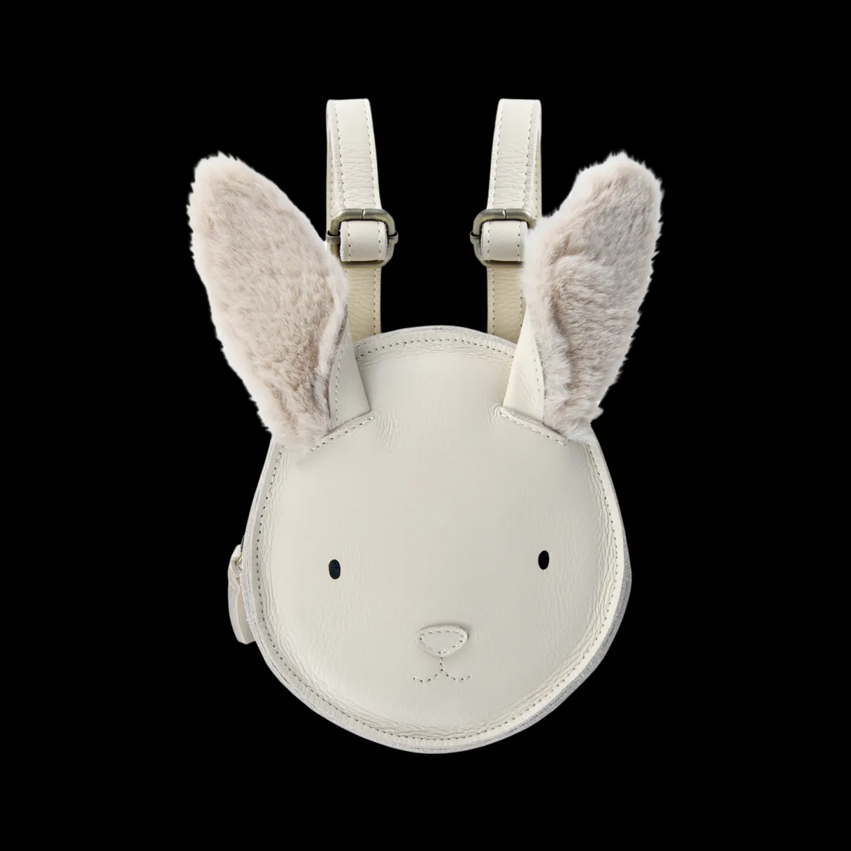 Kapi Exclusive Backpack | Snow Bunny | Cream Leather