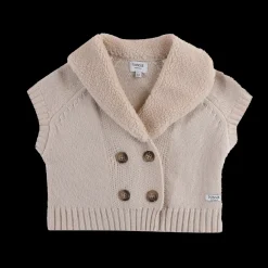 Nannie Merino Wool Waistcoat | Soft Sand