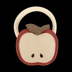 Nanoe Fruit Hair Tie | Apple | Scarlet Classic Leather