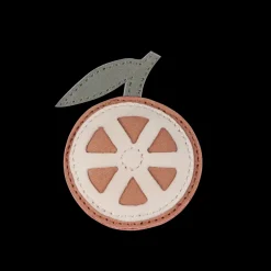 Nanoe Fruit Hair Tie | Grapefruit | Walnut Nubuck