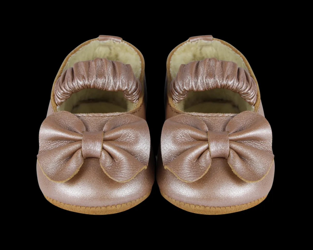 Neni Ballerinas | Clay Metallic Leather