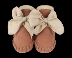 Pina Organza Booties | Walnut Nubuck