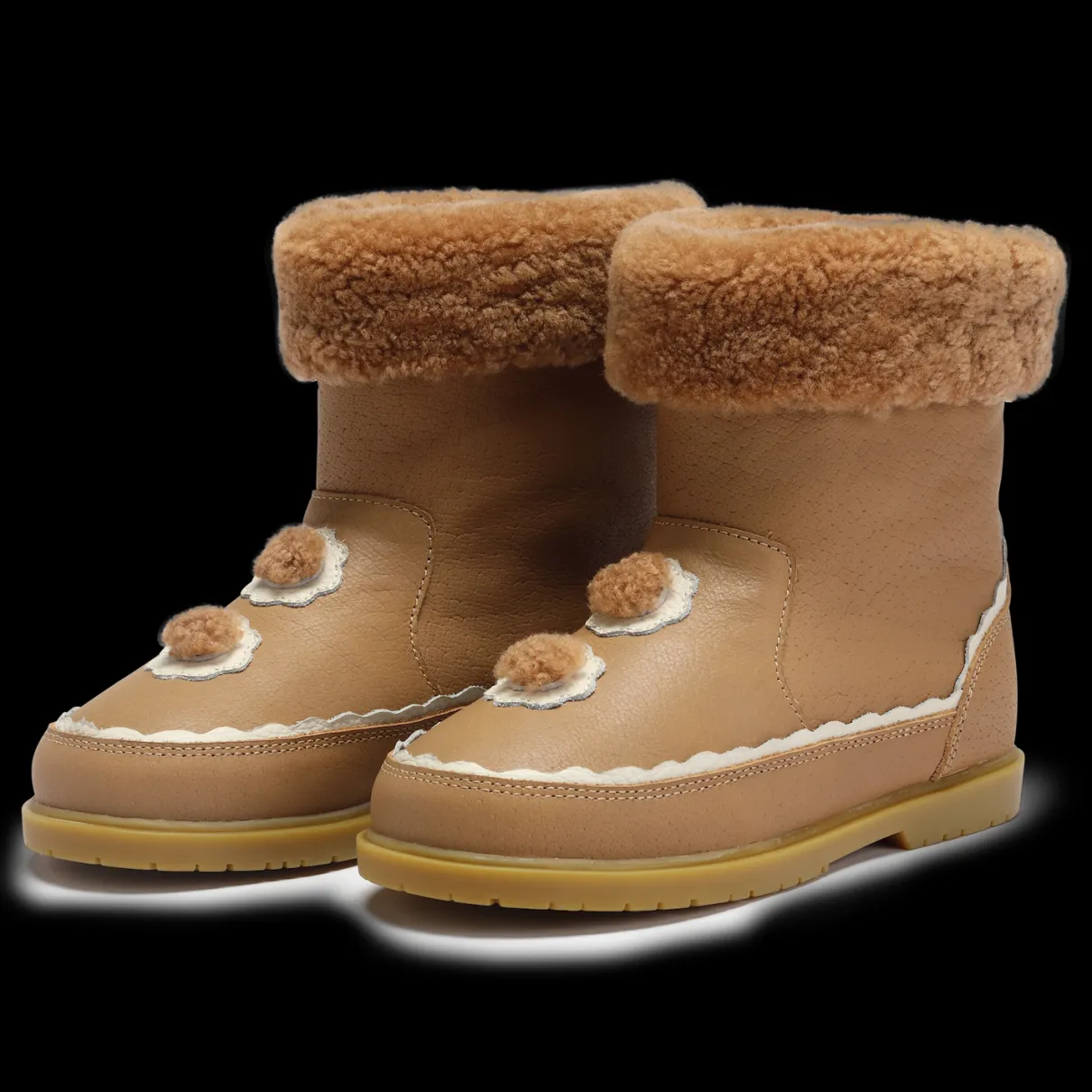 Pleun Boots | Beige Leather
