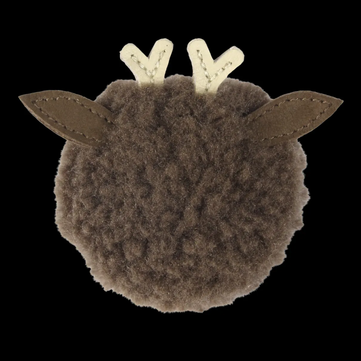 Ploto Hairclip | Stag | Hazelnut Curly Faux Fur