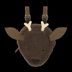 Pugi Backpack | Stag | Hazelnut Curly Faux Fur