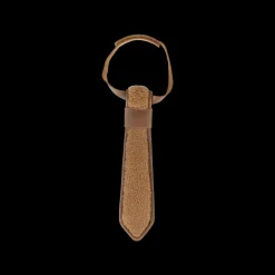Qarnold Tie | Light Maple Curly Faux Fur