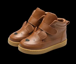 Qika Sneakers | Bear | Cognac Leather