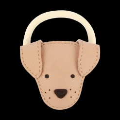 Qosy Classic Hair Tie | Dog | Light Rust Leather