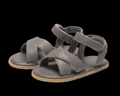 Qotis Sandals | Grey Leather