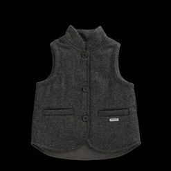 Thur Tweed Waistcoat | Dark Grey Tweed