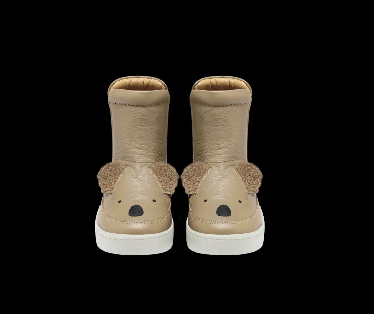 Thuru Exclusive Boots | Fluffy Koala | Taupe Leather