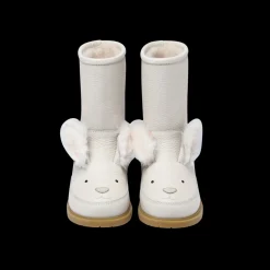 Wadudu Exclusive Boots | Rabbit | Off White Leather