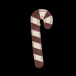 Wonda Hairclip | Candy Cane | Burgundy Classic Leather