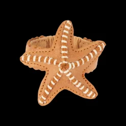 Zaza Bracelet | Starfish | Toast Grain Leather