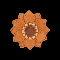 Zaza Fields Hairclip | Sunflower | Caramel Nubuck